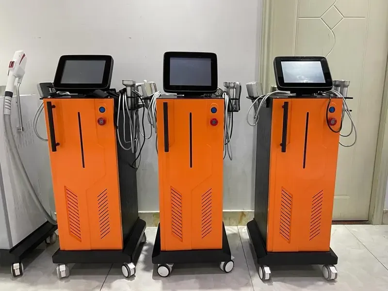 3 عدد دستگاه ترواسکالپ با بدنه ی نارنجی رنگ داخل عکس هست